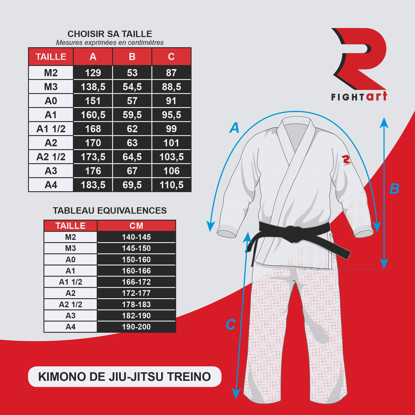 BJJ Training Kimono - Treino Model - Blue