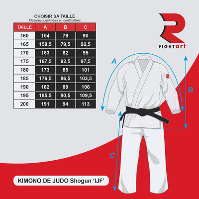 Judo Competition Kimono - IJF Approved - Shogun Model (White)