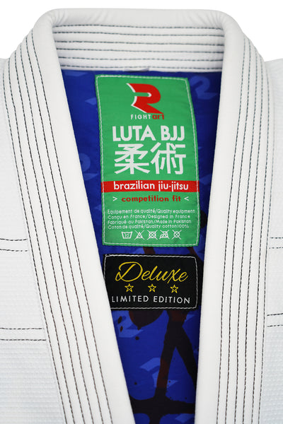 BJJ Competition Kimono - Luta Model - White Limited Edition (Aquarioss)