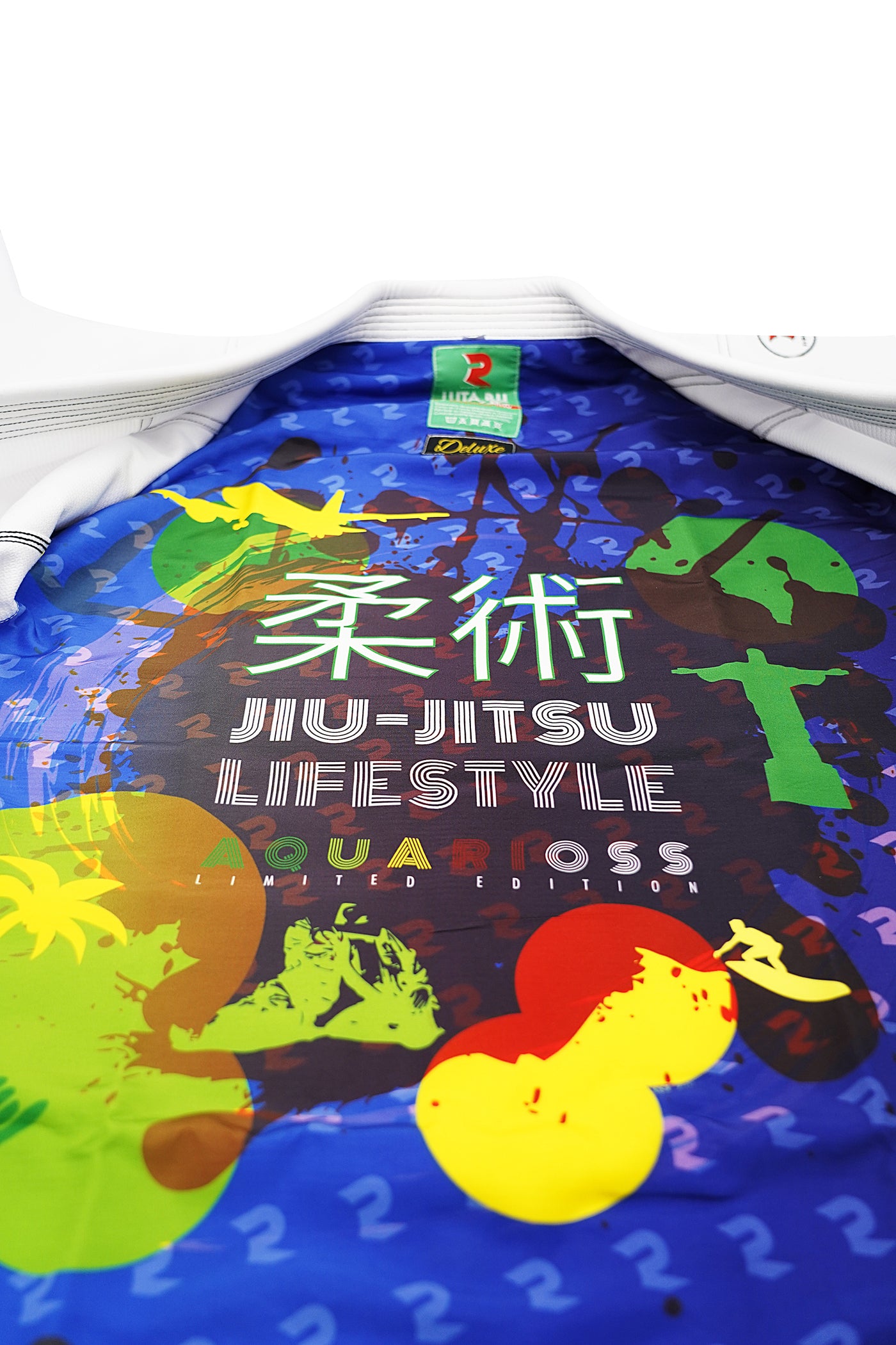 BJJ Competition Kimono - Luta Model - White Limited Edition (Aquarioss)