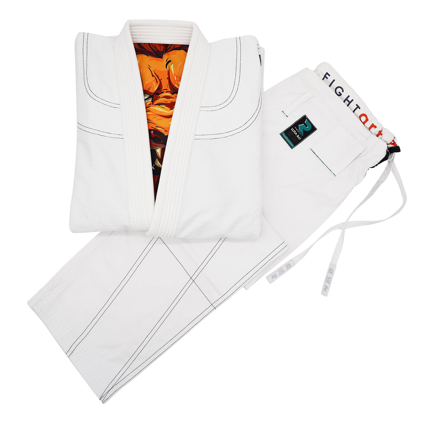 BJJ Competition Kimono - Luta Model - White Limited Edition DPA